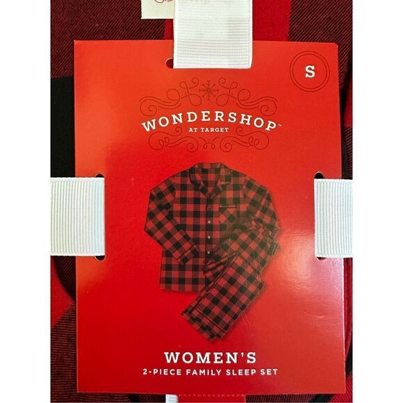 Wondershop Women' Holiday Buffalo Check Plaid Flannel Matching Family Pajama Set - Picture 3 of 4